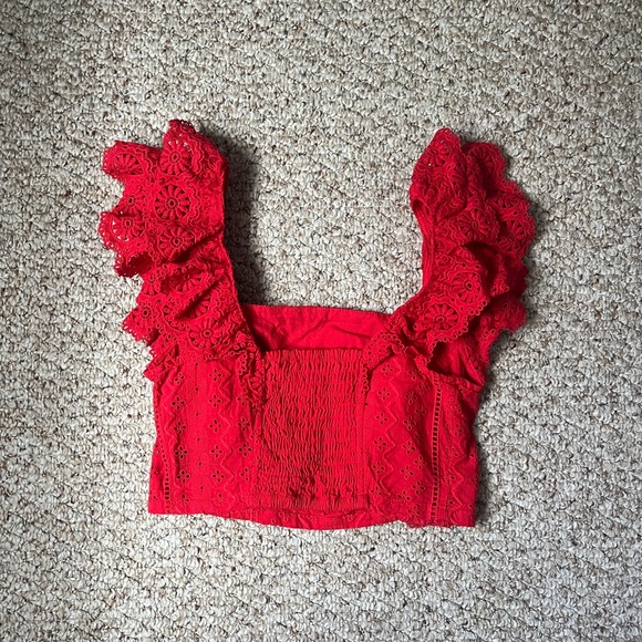 Altar’d State Ruffle Top - Picture 2 of 4
